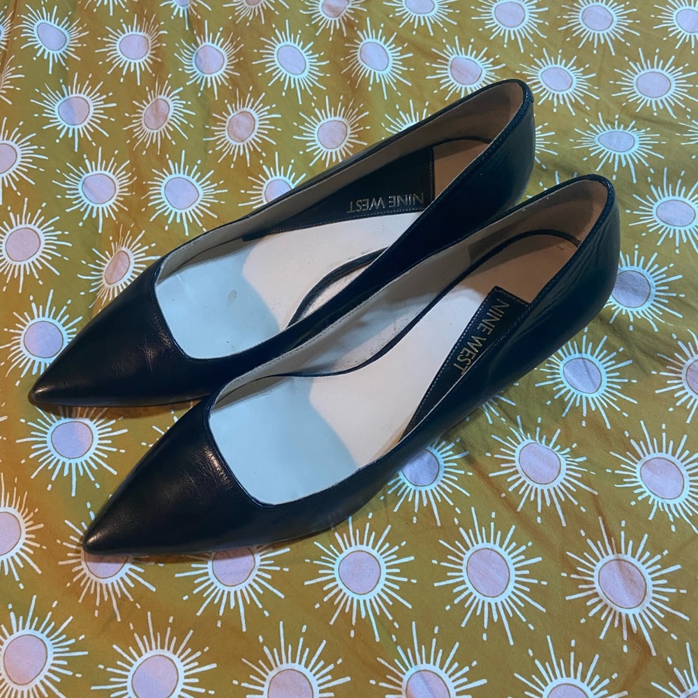 Nine West wedge slip-on heels